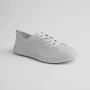 Women's white sneakers with perforation NEOMOOD model 5819