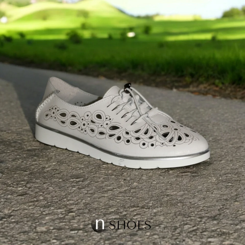 Women's Moccasins with perforation ALLSY model 5836