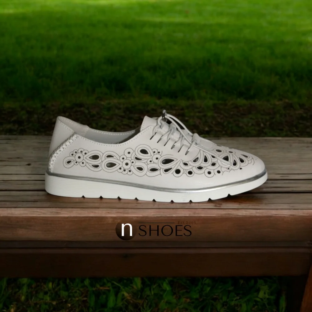 Women's Moccasins with perforation ALLSY model 5836