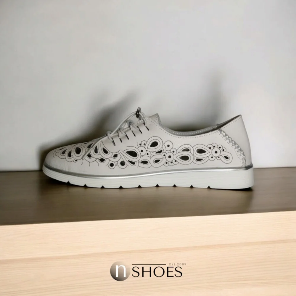 Women's Moccasins with perforation ALLSY model 5836