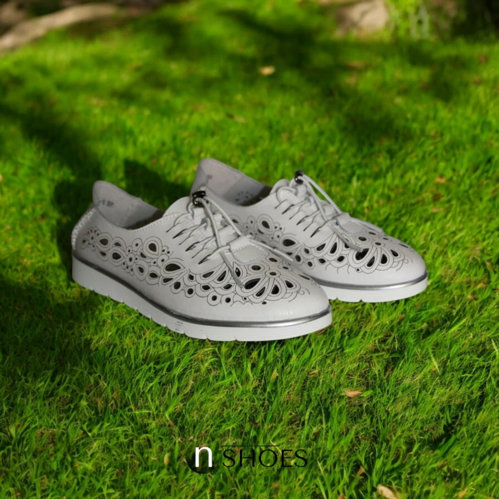 Women's Moccasins with perforation ALLSY model 5836