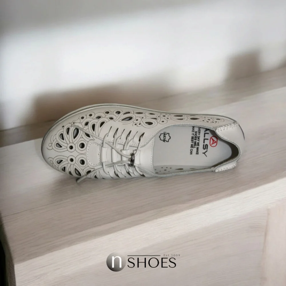 Women's Moccasins with perforation ALLSY model 5836