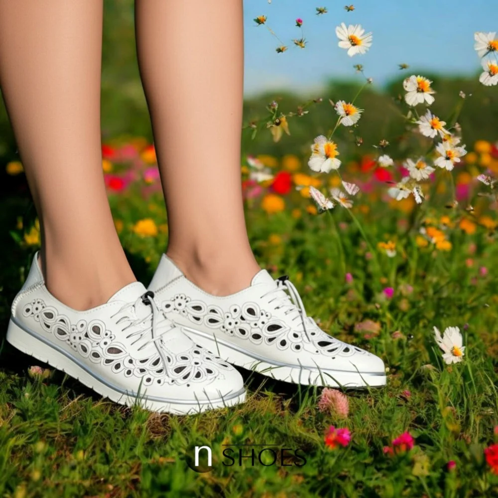 Women's Moccasins with perforation ALLSY model 5836