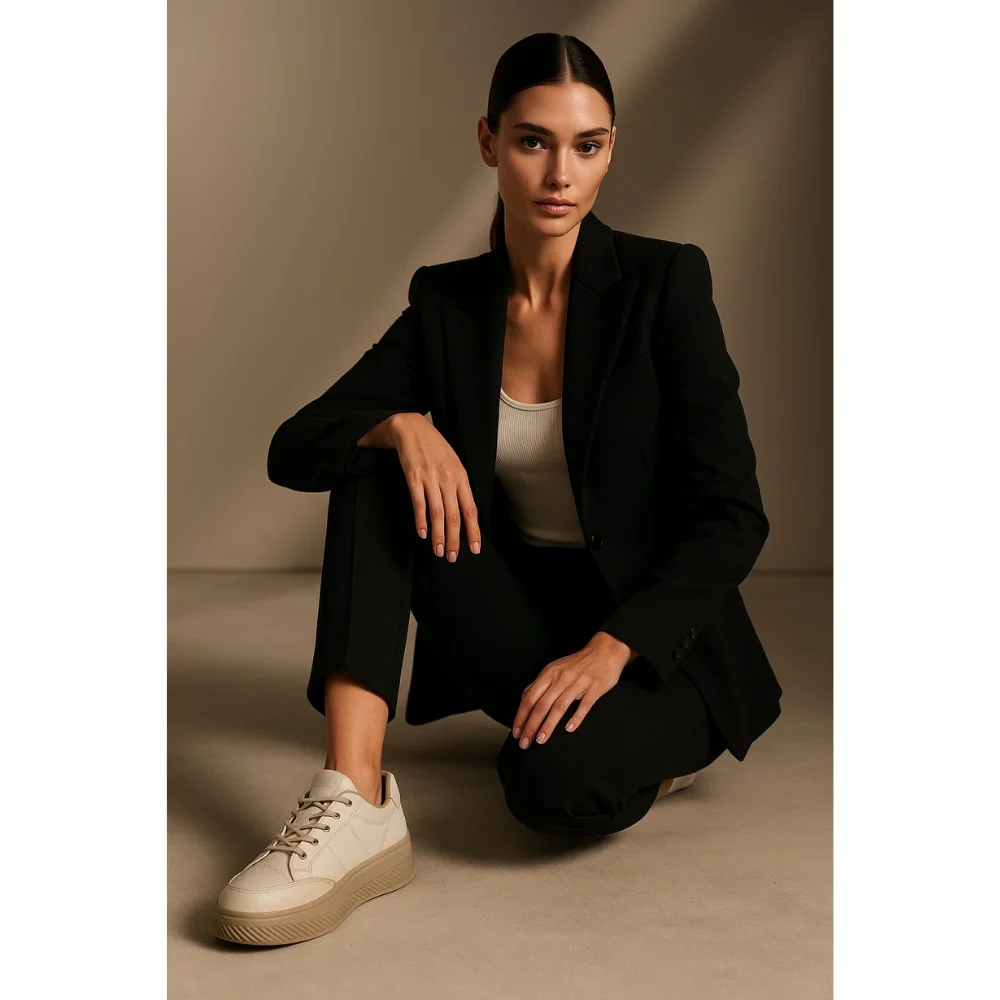 Women’s Beige Platform Sneakers ALLSY Lonza 196324 15739 5841