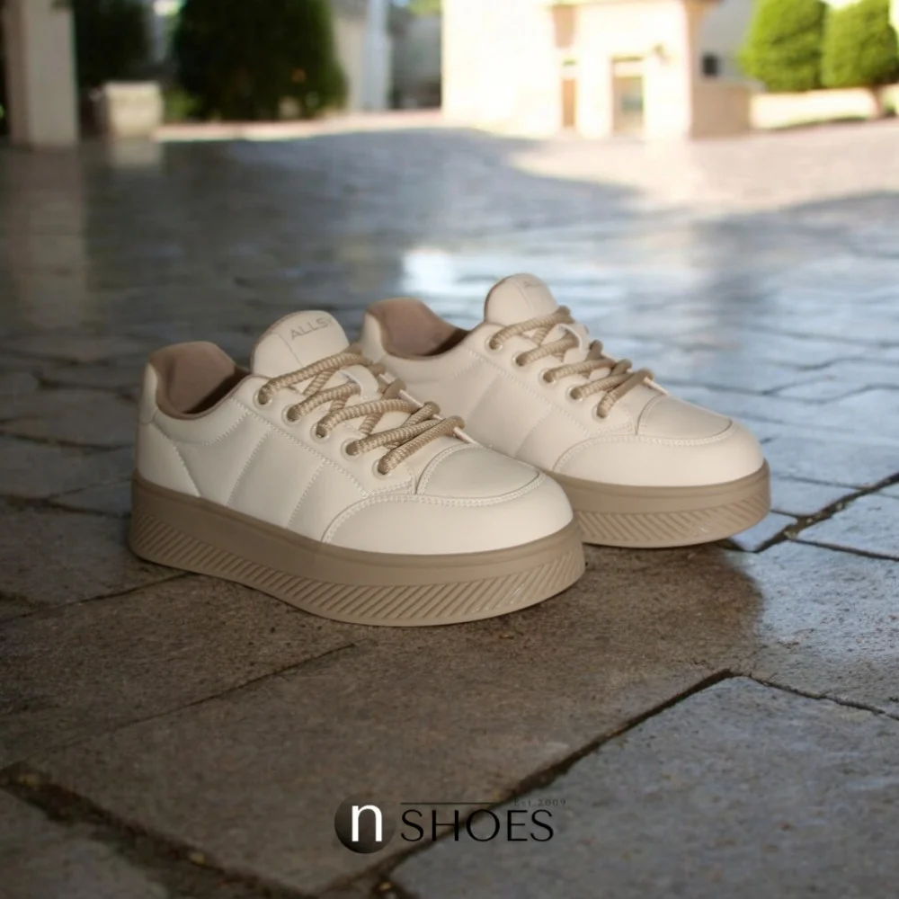 Women’s Beige Platform Sneakers ALLSY Lonza 196324 15739 5841