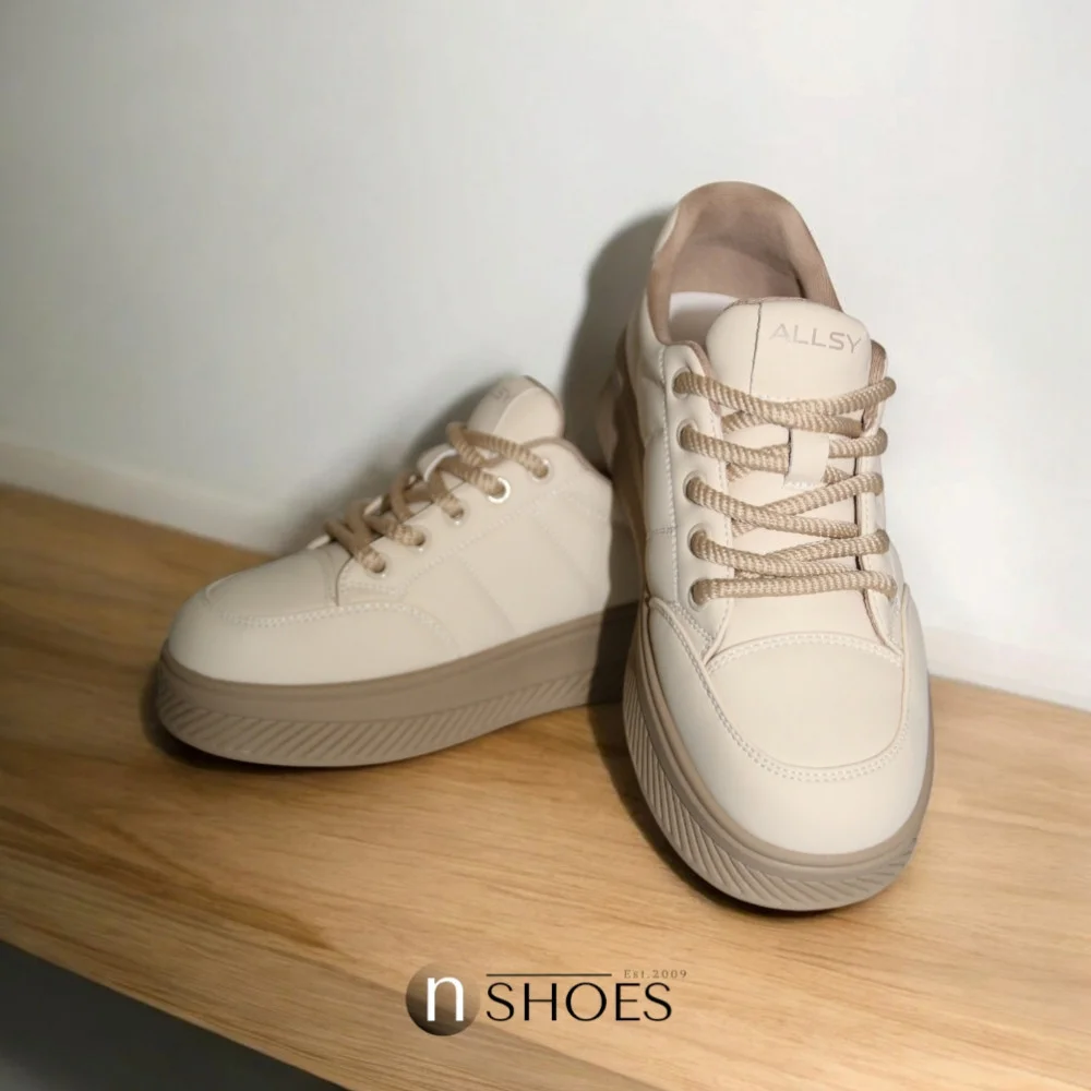 Women’s Beige Platform Sneakers ALLSY Lonza 196324 15739 5841