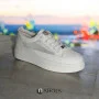 Women's white sneakers ALLSY model 5843