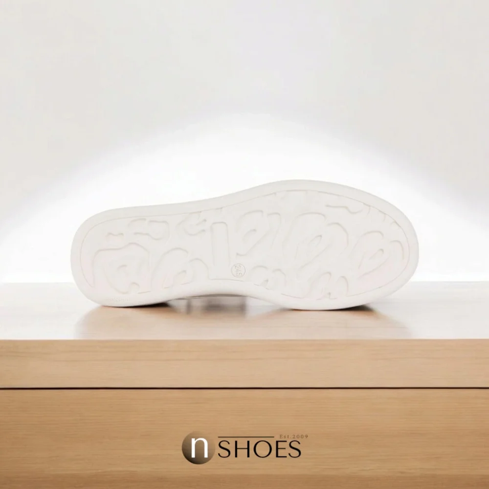 Women's white sneakers ALLSY model 5843