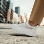 Women's white sneakers ALLSY model 5843