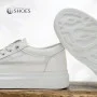 Women's white sneakers ALLSY model 5843