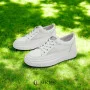 Women's white sneakers ALLSY model 5843