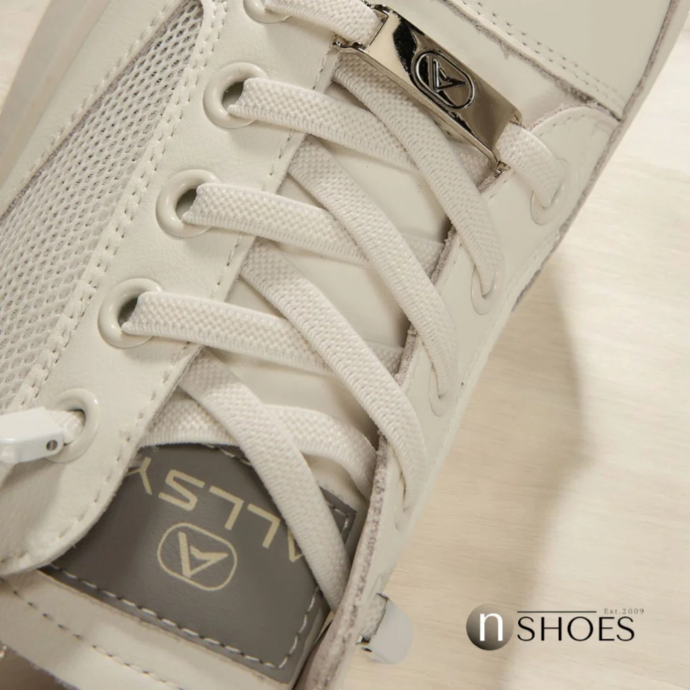 Women's white sneakers ALLSY model 5843