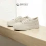 Women's white sneakers ALLSY model 5843