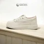 Women's white sneakers ALLSY model 5843