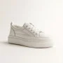 Women's white sneakers ALLSY model 5843
