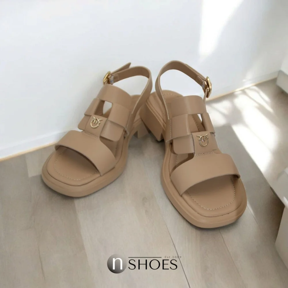 Women's beige sandals Fabio Monelli Roxana Beige model 5844