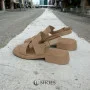 Women's beige sandals Fabio Monelli Roxana Beige model 5844