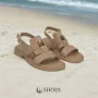 Women's beige sandals Fabio Monelli Roxana Beige model 5844