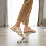 Women's leather slippers Fabio Monelli Layna Bronze model 5846