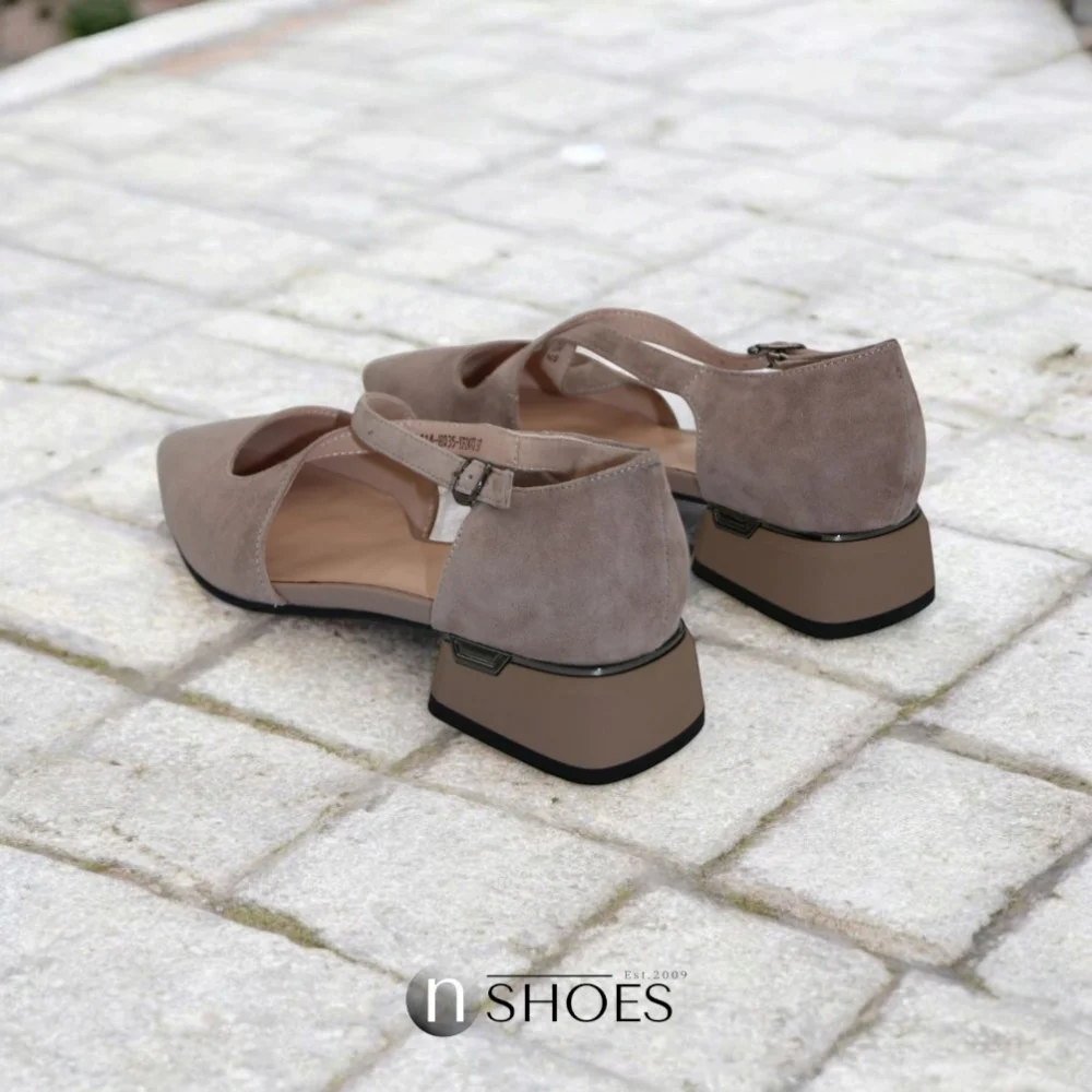 Women's suede slingbacks Lonza NY 199528 199527 model 5851