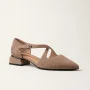 Women's suede slingbacks Lonza NY 199528 199527 model 5851