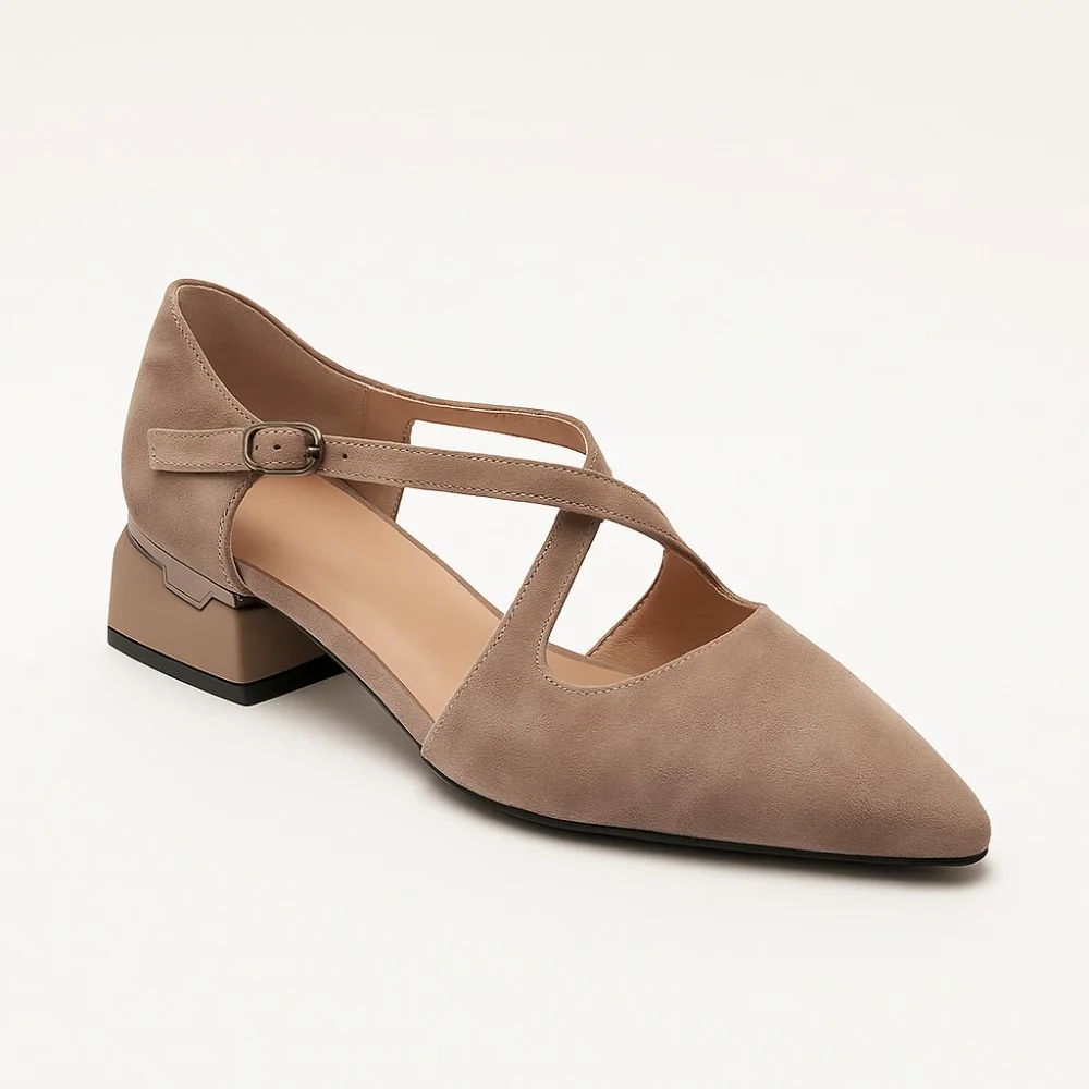 Women's suede slingbacks Lonza NY 199528 199527 model 5851