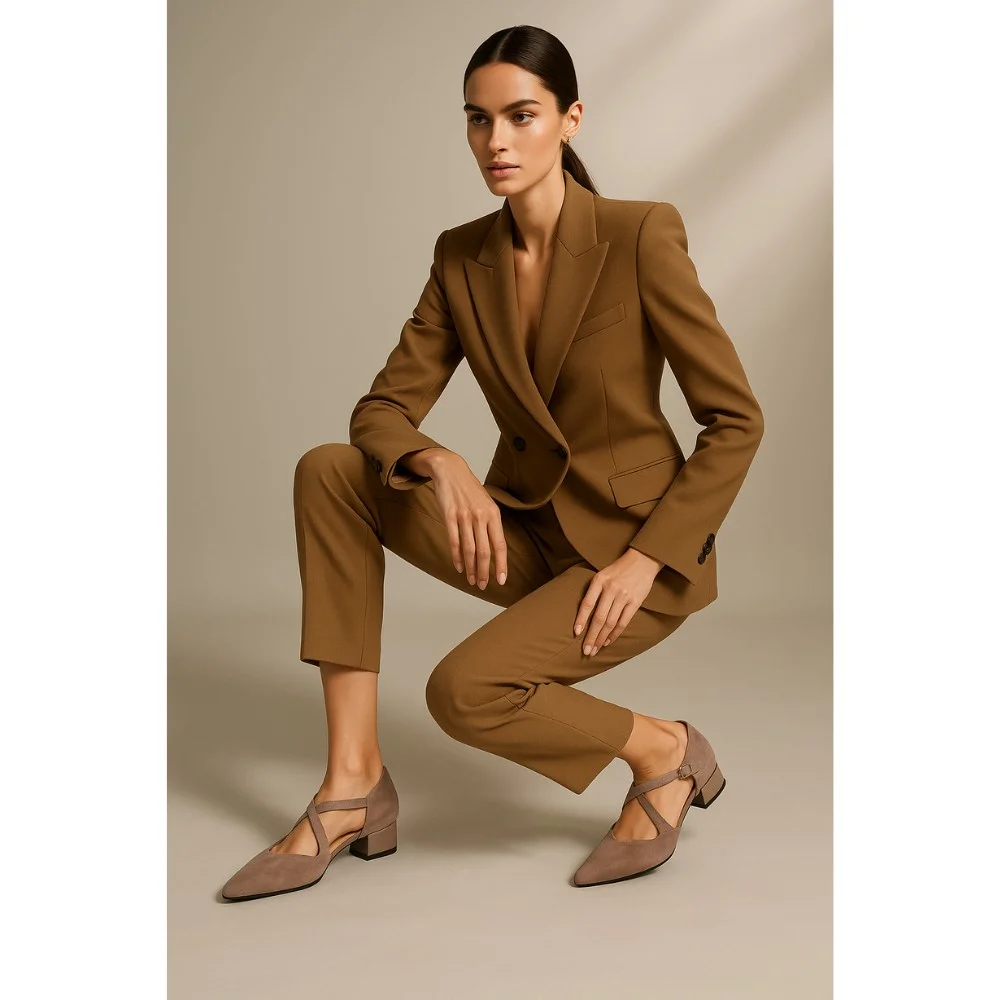 Women's suede slingbacks Lonza NY 199528 199527 model 5851