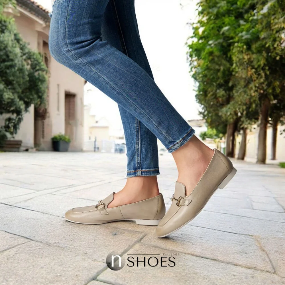 Women's leather loafers Fabio Monelli model 5852