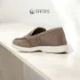 Women's suede loafers Loro Piana Classy Dark Grey model 5863