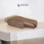 Women's suede loafers Loro Piana Classy Dark Grey model 5863
