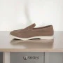 Women's suede loafers Loro Piana Classy Dark Grey model 5863