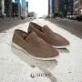 Women's suede loafers Loro Piana Classy Dark Grey model 5863