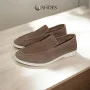Women's suede loafers Loro Piana Classy Dark Grey model 5863