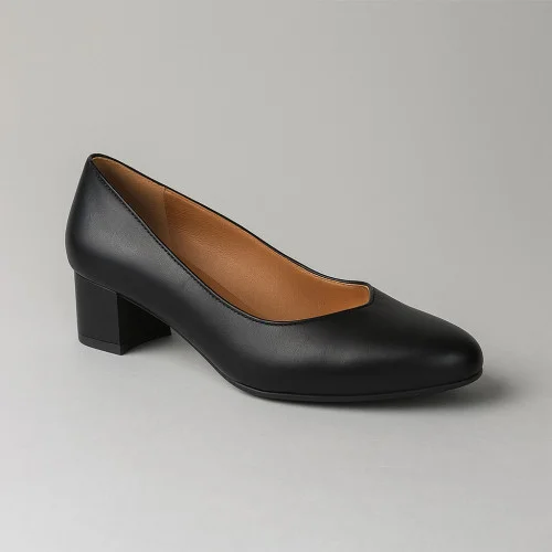 Classic women's black pumps Steizer L904 5874 Czarny made of genuine leather with anatomical insole, made in Poland