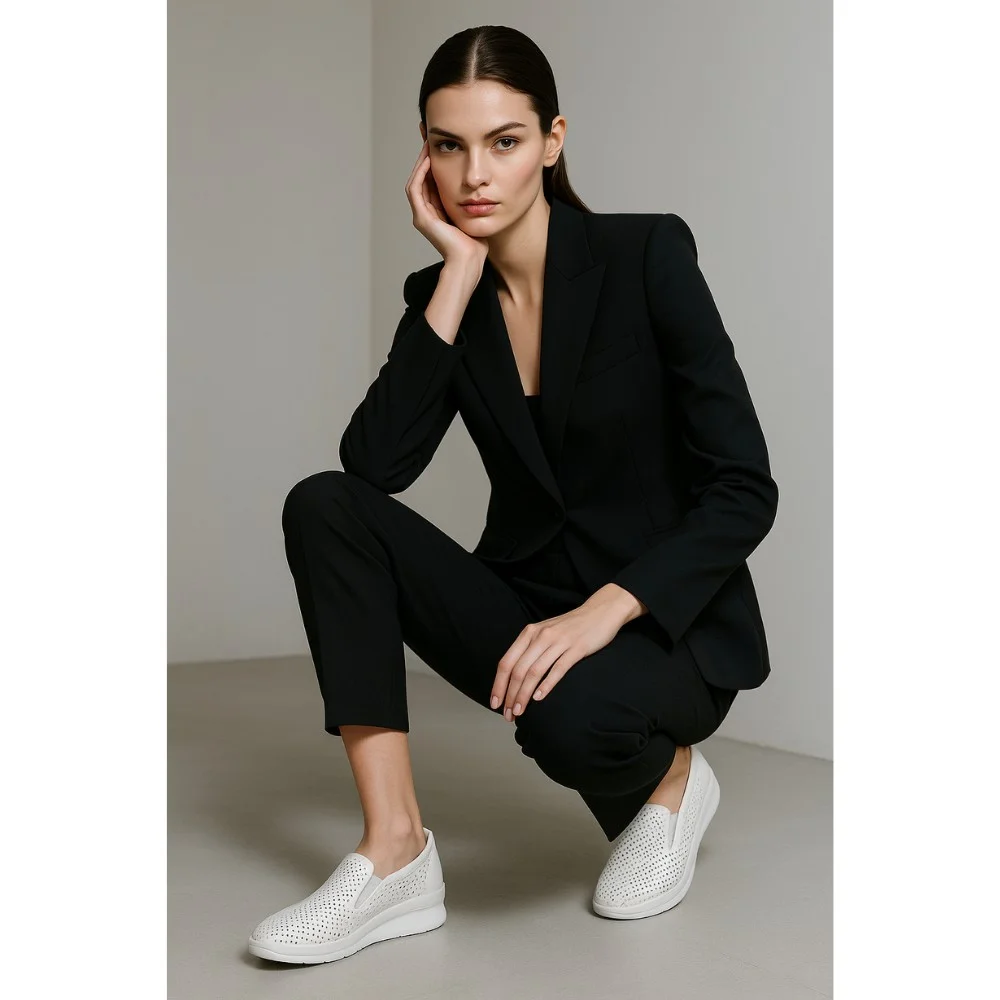 Women's platform slip-ons Anna Lucci model 5878