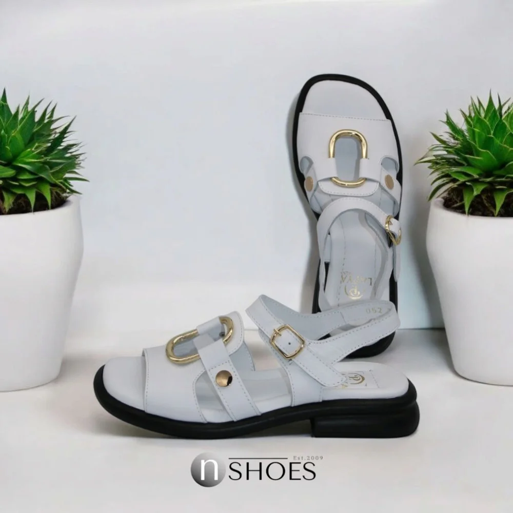 Женские босоножки Lapia Trend (Турция) Beyaz Deri модель 5886