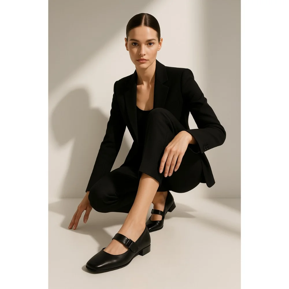 Women's shoes with strap Fabio Monelli model 5887