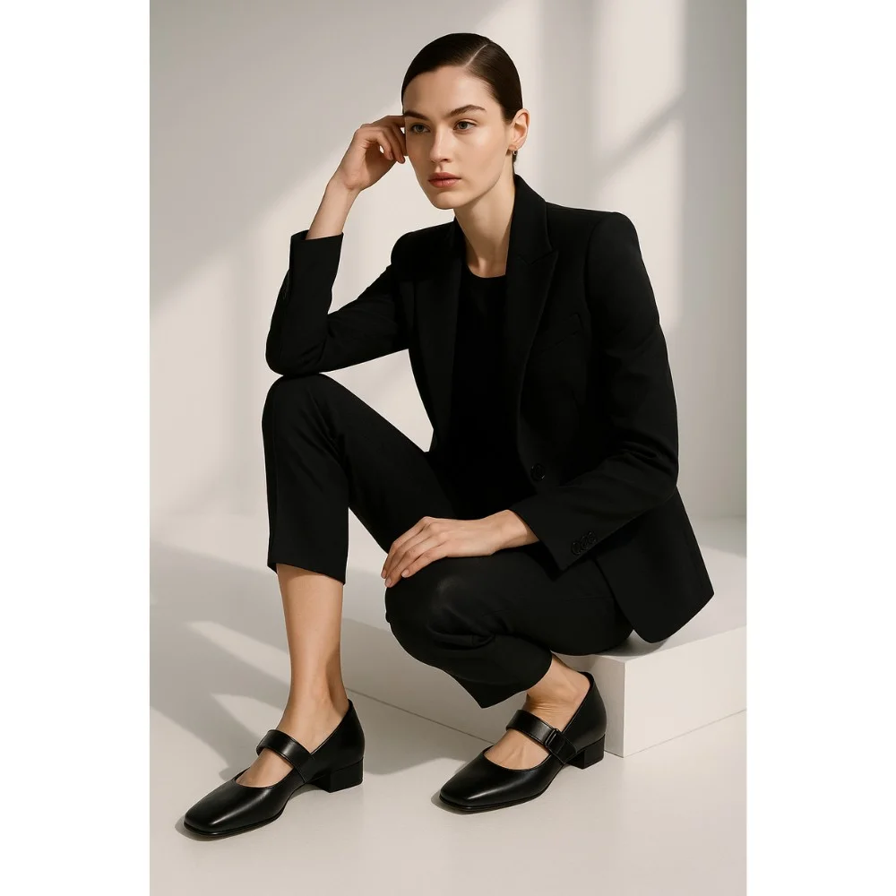 Women's shoes with strap Fabio Monelli model 5887