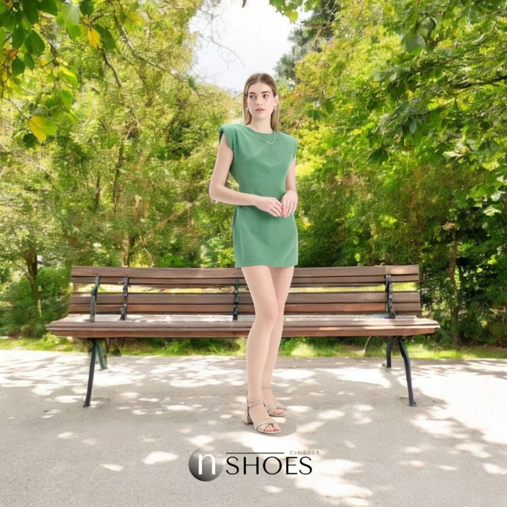 Women's beige heeled sandals RYLKO Arina (Poland) model 5897