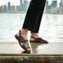 Women's brown sandals Lonza Bergen Brown New York model 5911