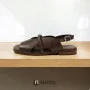 Women's brown sandals Lonza Bergen Brown New York model 5911