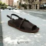 Women's brown sandals Lonza Bergen Brown New York model 5911