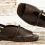 Women's brown sandals Lonza Bergen Brown New York model 5911