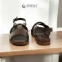 Women's brown sandals Lonza Bergen Brown New York model 5911