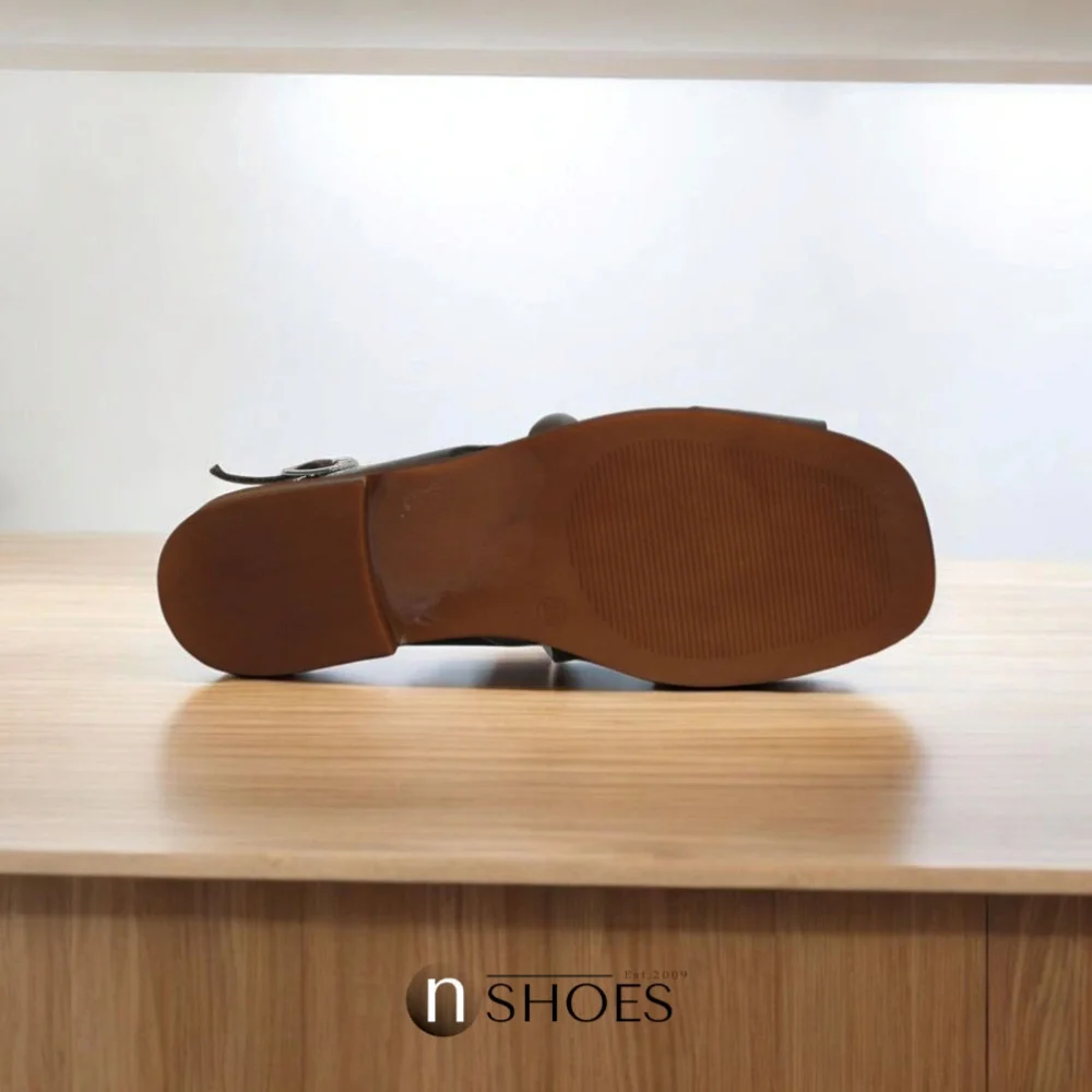 Women's brown sandals Lonza Bergen Brown New York model 5911