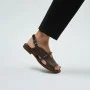Women's brown sandals Lonza Bergen Brown New York model 5911