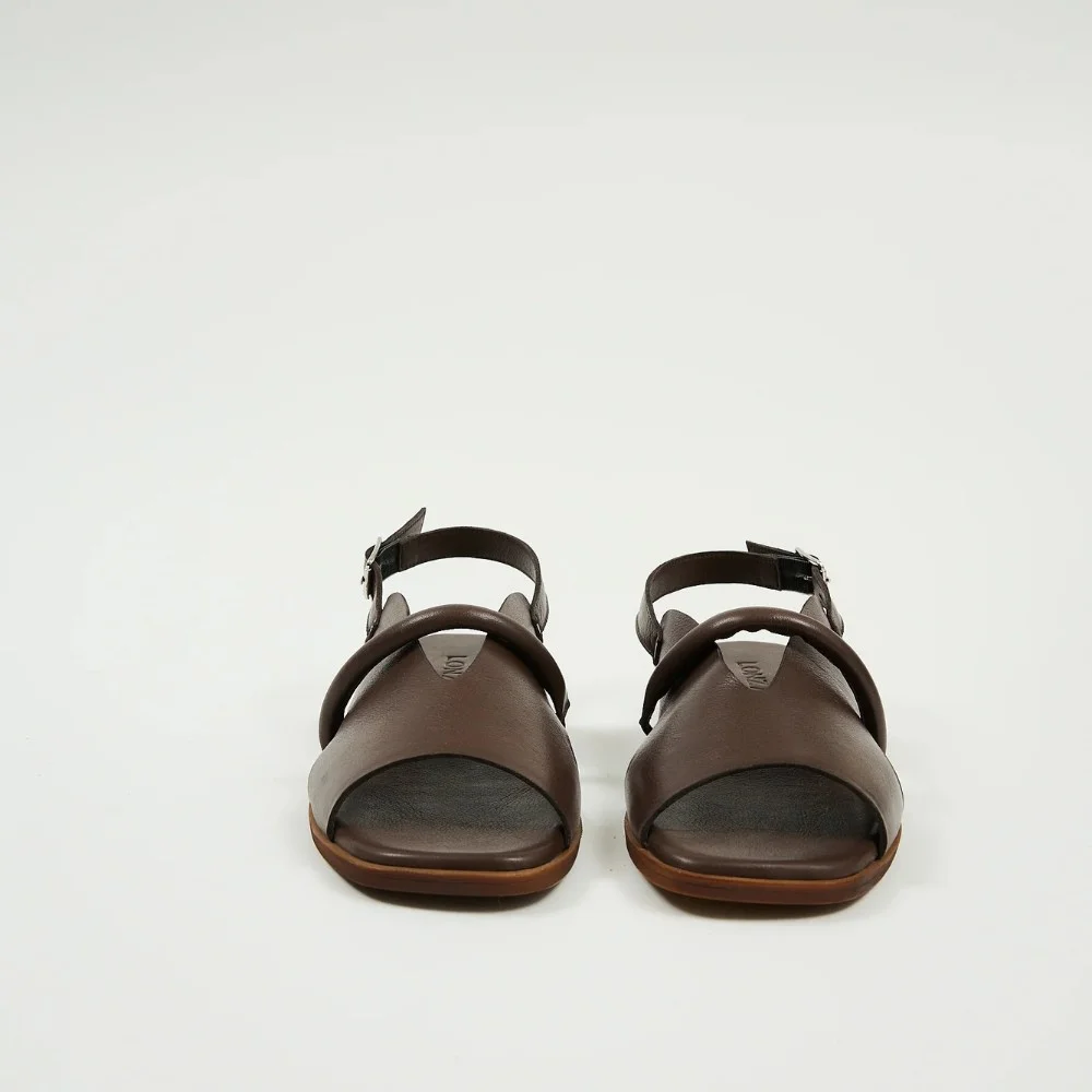 Women's brown sandals Lonza Bergen Brown New York model 5911