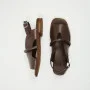 Women's brown sandals Lonza Bergen Brown New York model 5911