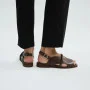Women's brown sandals Lonza Bergen Brown New York model 5911