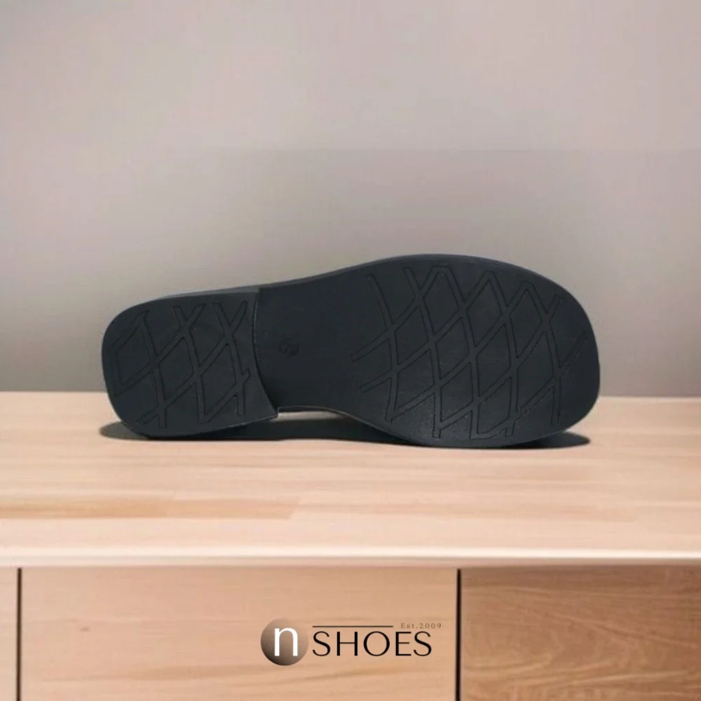 Women's leather slippers with low heels Alex Bens 13-34K model 5912-5920